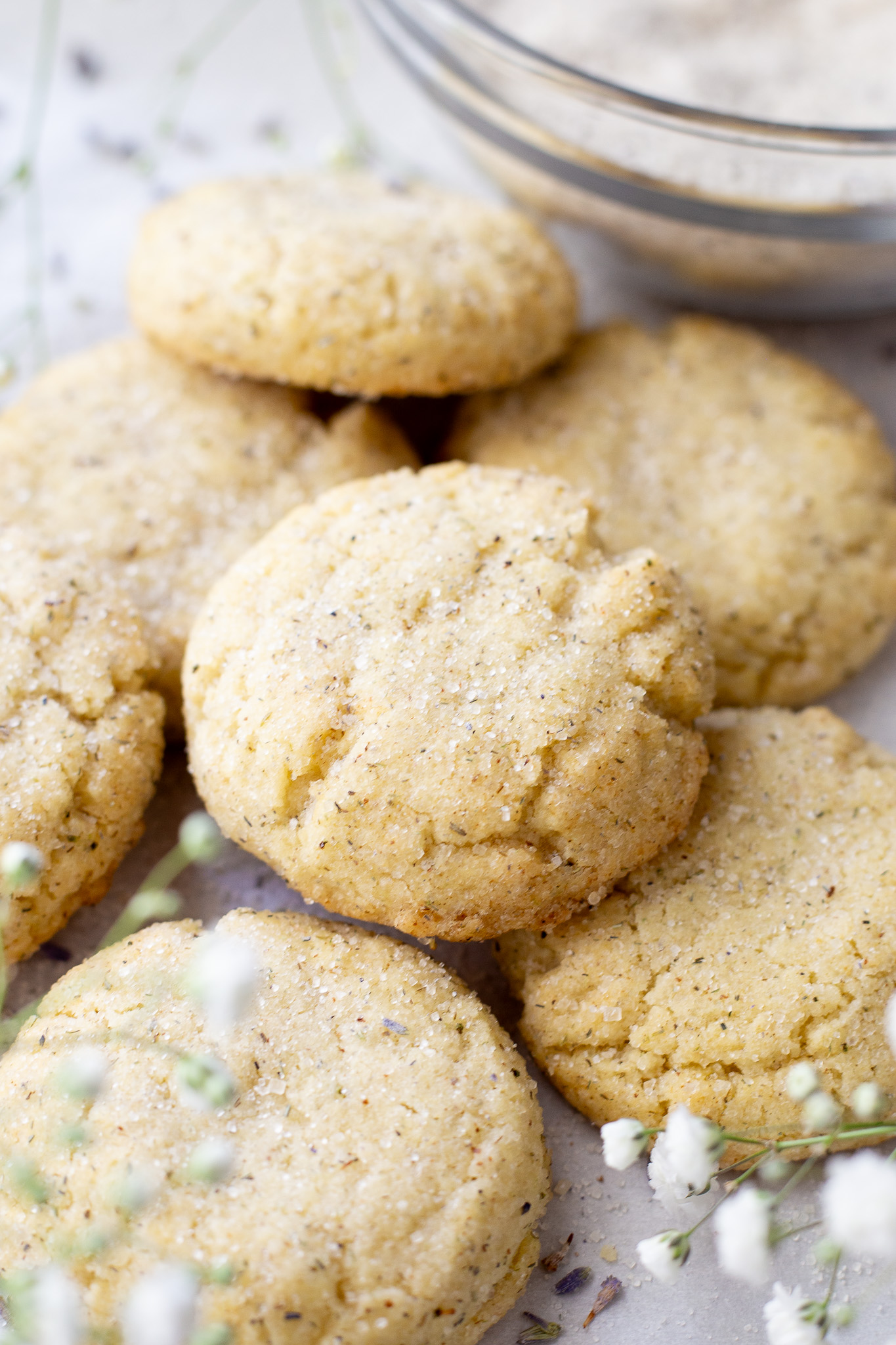 Spring Inspired Lavender Sugar Cookies