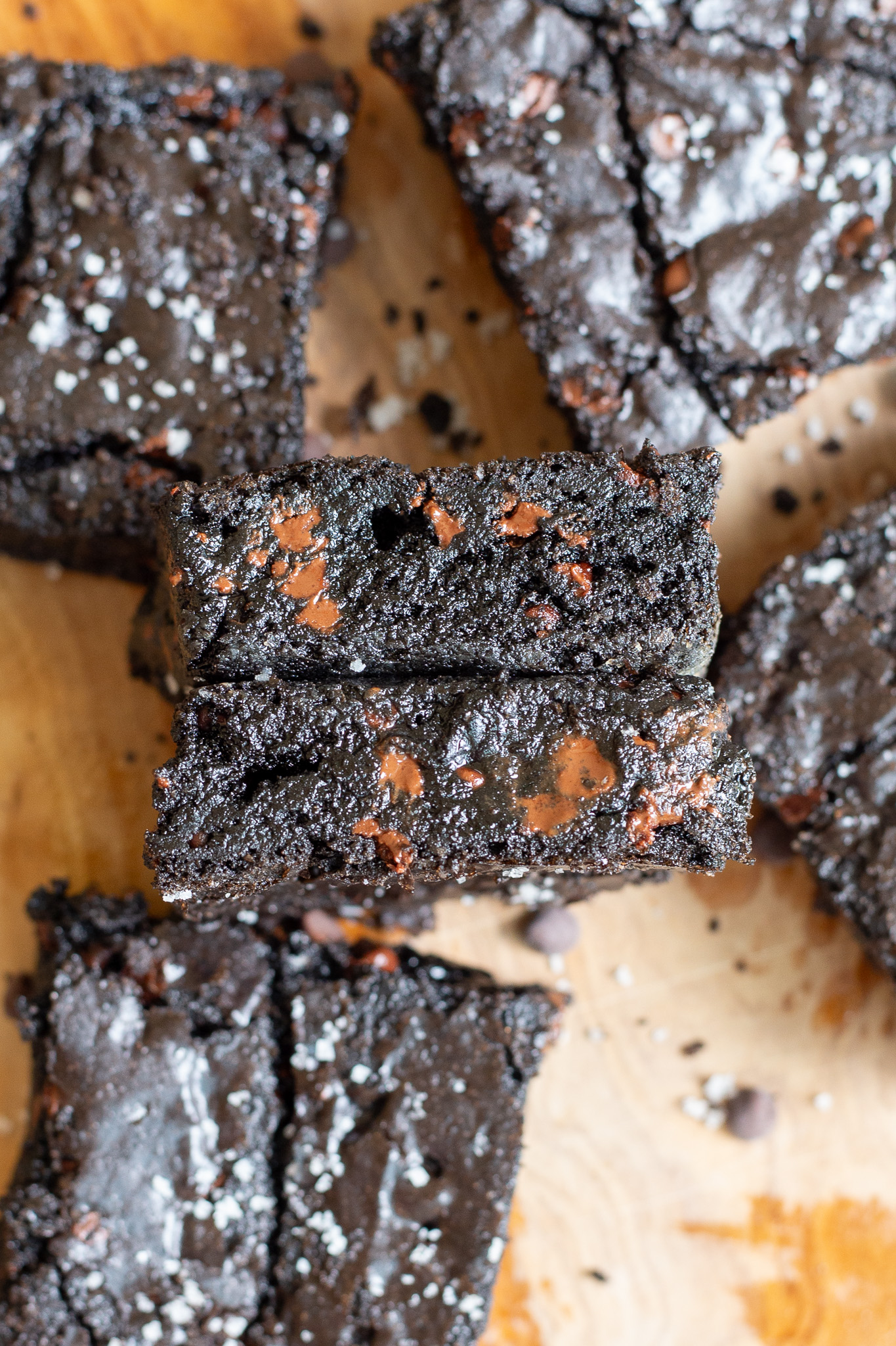 Small Batch Thick and Gooey Black Cocoa Brownies